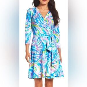 Lilly Pulitzer Emilia Wrap Dress Multi Guilty Pleasure